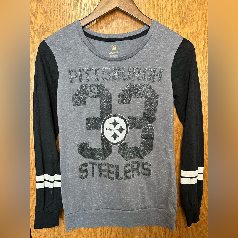 NFL Juniors Collection Pittsburgh Steelers Long Sleeve Tee
